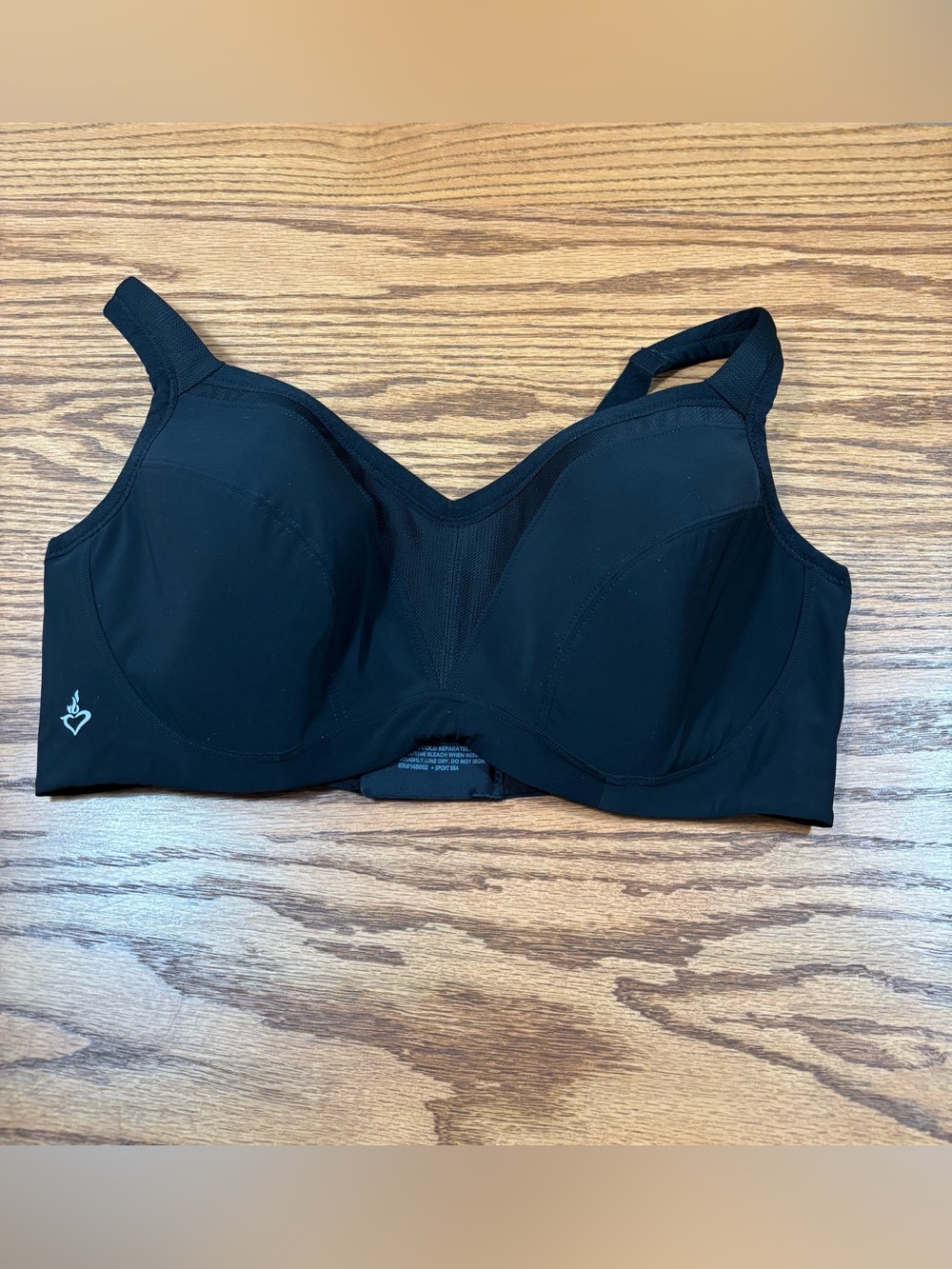 Torrid Active Mid Impact Underwire Sports Bra 10552481 Black Size 40DDD